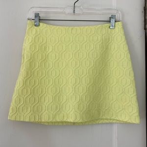 Lilly Pulitzer limenchello tate skirt size 2